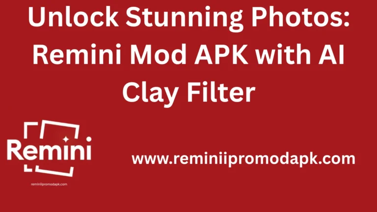 remini ai clay filter