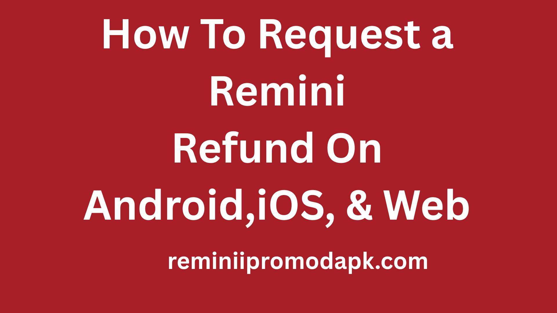 refund remini subscription