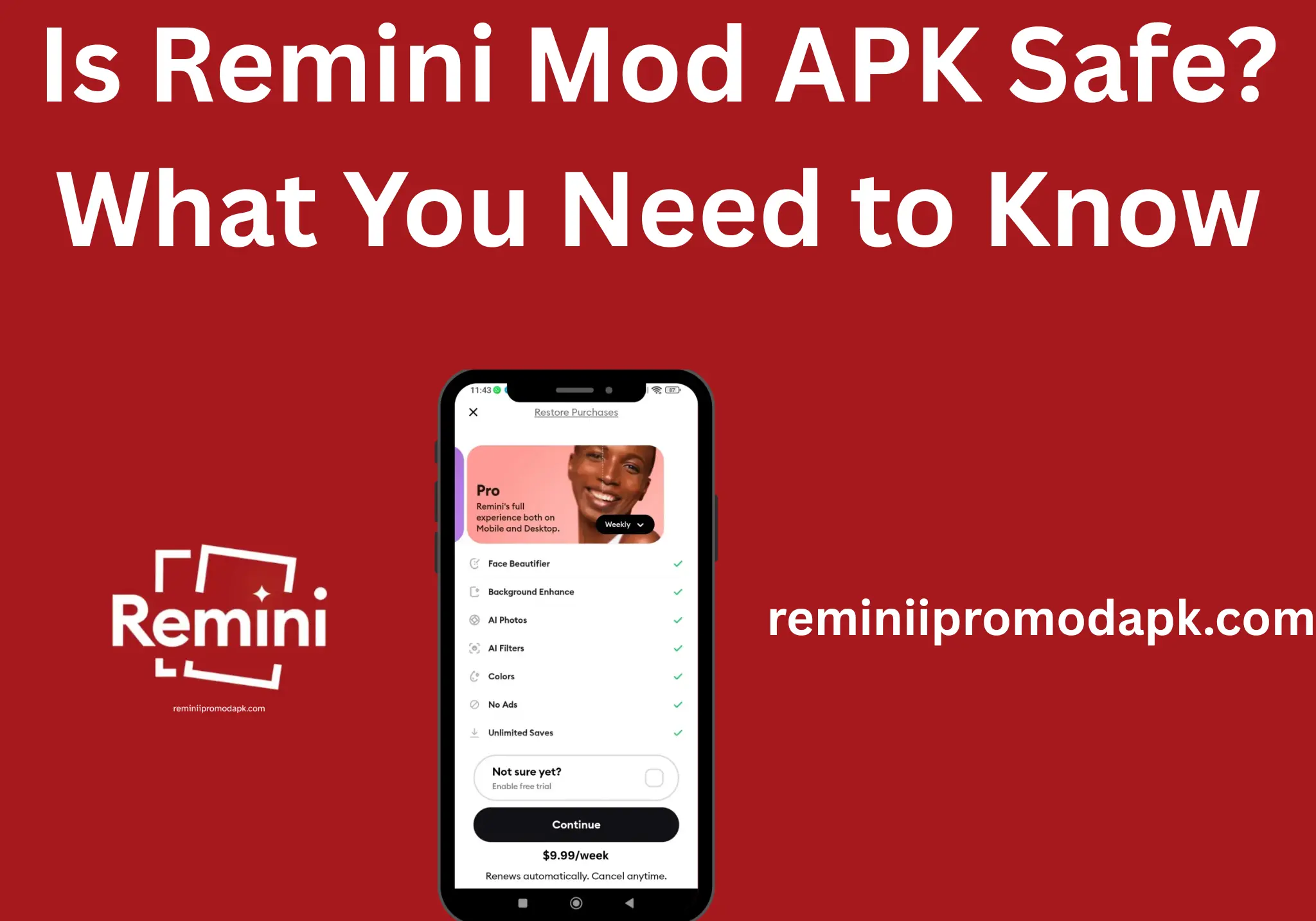 remini mod apk